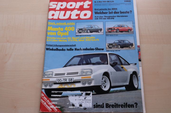 Deckblatt Sport Auto (05/1981)